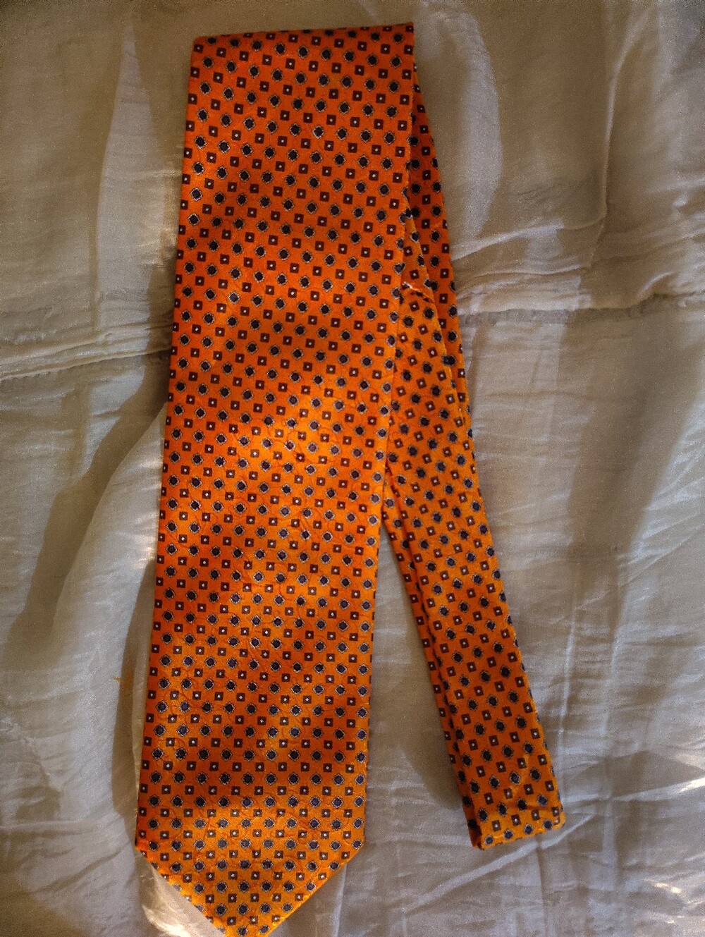 Vintage Claude Montana Paris Geometric Print Men's Tie - AS IS